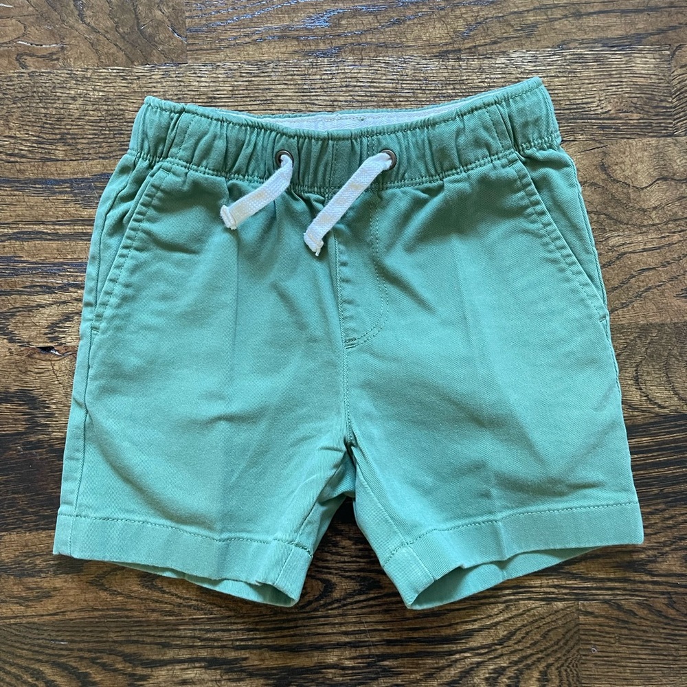 J Crew Green Chino shorts; size 5